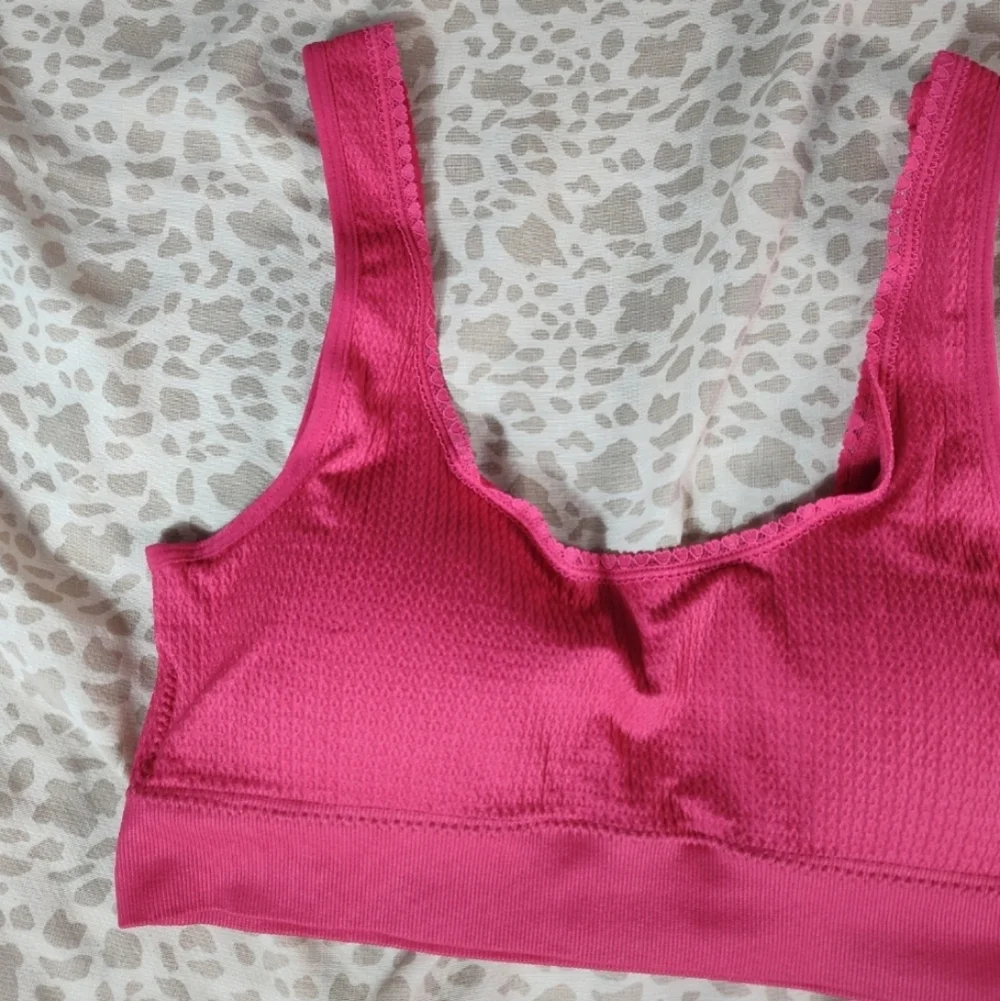Jessica Simpson Red Pink Bralette Large